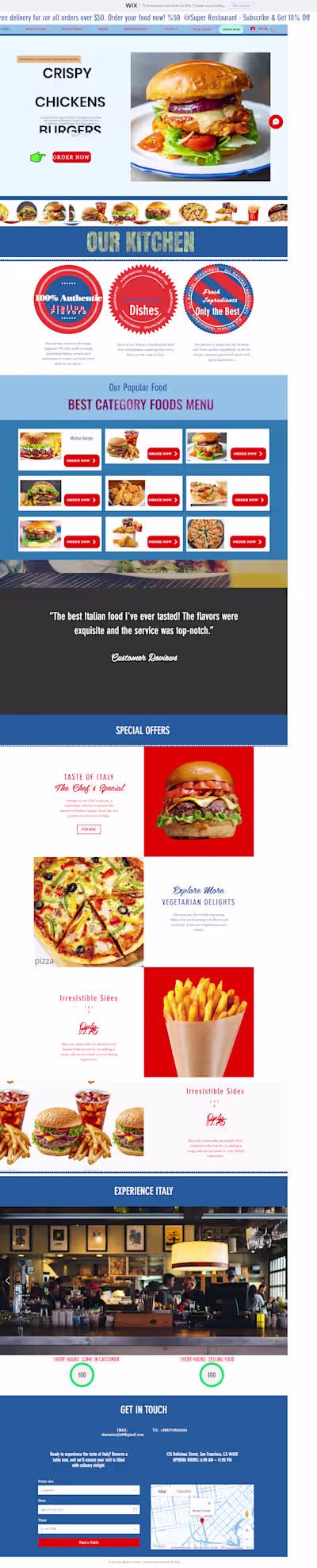 Modern website development