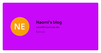 Naomi's blog