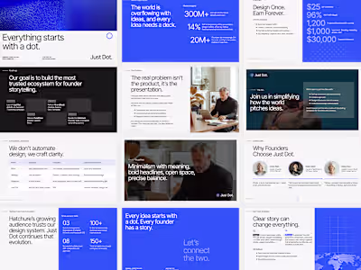 Just Dot – Minimalist Pitch Deck Template