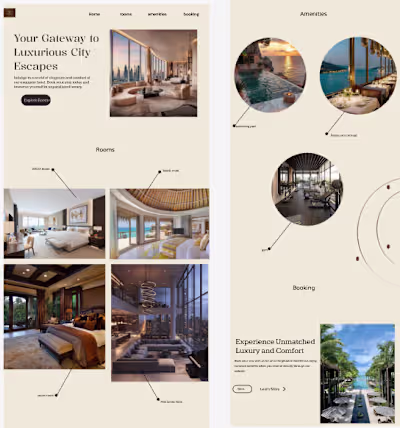Luxury Hotel Brand Website Design