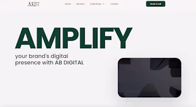 Website Redesign for AB DIGITAL
