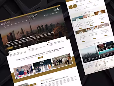 Government Award Platform Redesign for