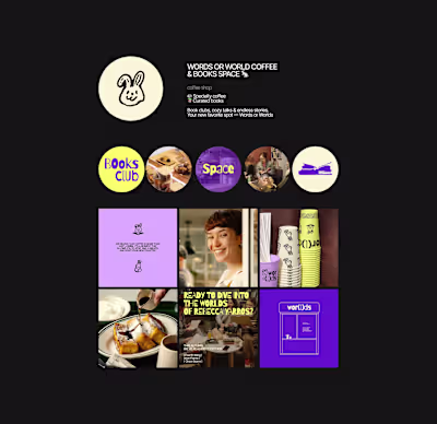 Where stories meet warm sips ☕📚 Designing this brand felt l...