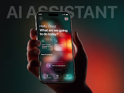 AI-Powered Productivity App UI Design