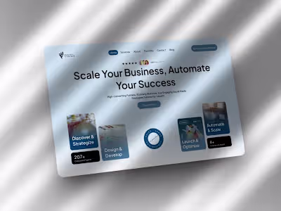Website Hero Section Design