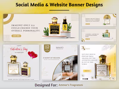 Social Media Posts & Website Banner Designs