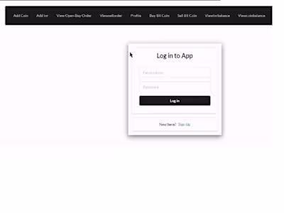 A Bitcoin buy/sell simulation