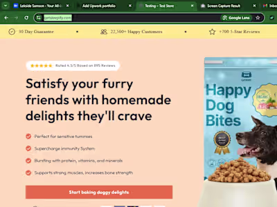  Shopify Store Build & Design for Sleepify Wellness Brand