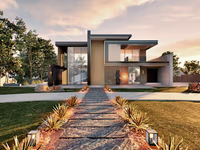 I will create fast exterior renders and walkthroughs