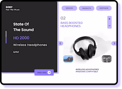 UI Of Headphone