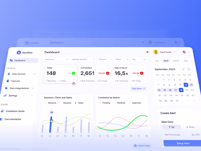 Monittor– Modern Affiliate Dashboard