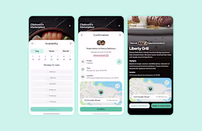 Clipboard Marketplace App UX/UI