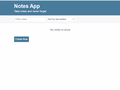 Notes App