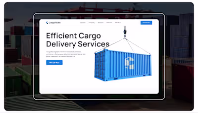 CargoPulse Mobile App & Web Design | Logistics  | UIUX 