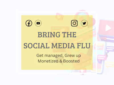 Social Media Management - Comprehensive: Manage,Grow,Boost..etc