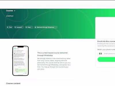 Early Warning and Response System