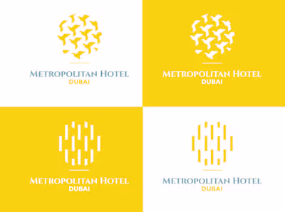 Logo redesign proposal for Metropolitan Hotel Dubai on Behance