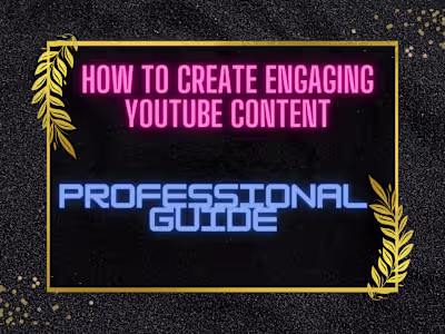 How to Create Engaging Youtube Conent