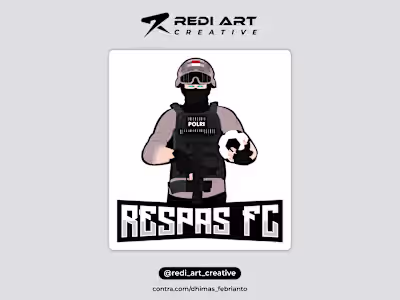 Design Logo Respas Fc