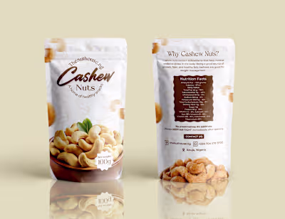Thenuthouse.ng - Product Package Label Design
