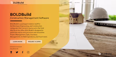 Landing Page BoldBuild