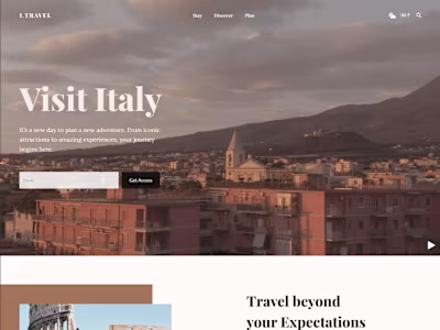 I.Travel - (Concept design)