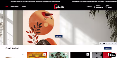 E-commerce Growth for Artworks Brand - Canbhas