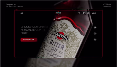 e-commerce Martini on Behance