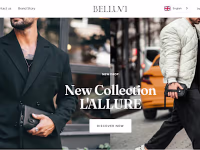Designed Full Website from Figma to Shopify