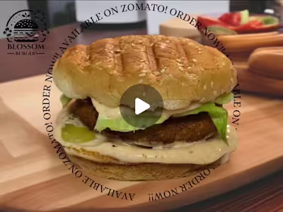 Blossom Burgers Zomato Launch