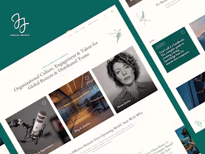 Blog Design for Remote Work Expert