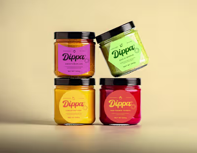 Dippa Brand Identity and Packaging