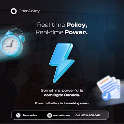 Graphic design made for Openpolicy OpenPolicy makes it easy ...