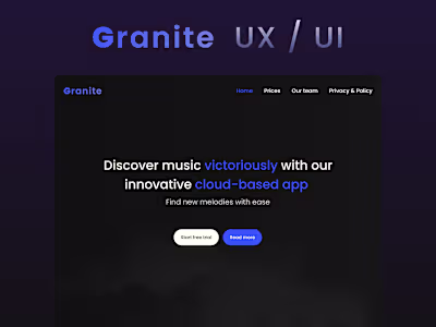 Granite | Ecommerce (In progress)