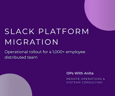 Slack Platform Migration