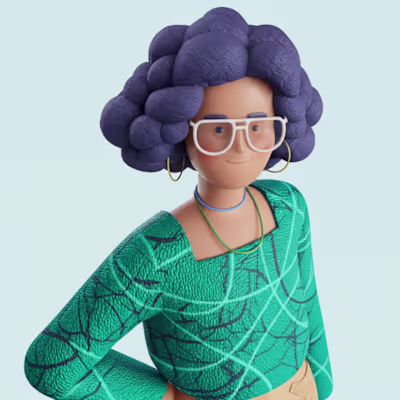 Expressive 3D Character Created in Womp