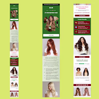 Step into luxury with this high-impact welcome email #02 cra...