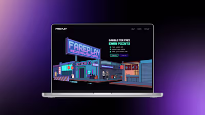 Fareplay | Web3 Crypto Casino UI Dashboard & Landing Page 