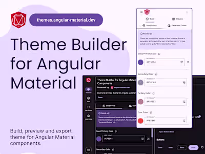 Material Theme Generator for Angular