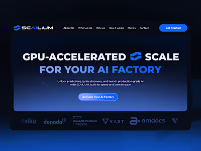 SCAILIUM Website Rebranding and Redesign