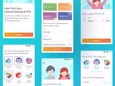 Redesign Onboarding Process in Riliv Mobile App