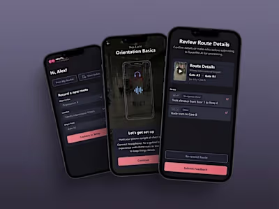 RouteMe.ai Recording Tool — Guided Route Capture Experience