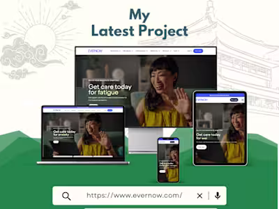 Evernow – Webflow Modern Mental Wellness Platform Website
