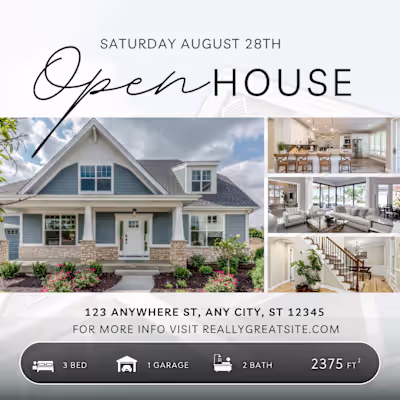 Custom Real Estate Graphic & Social Media Ad