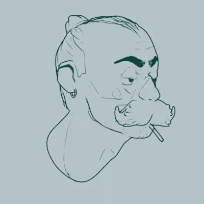 Tried a 2D shader on head sculpt Character - @deathandmilk_ ...