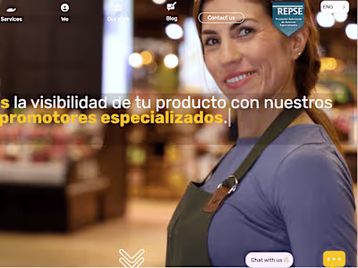 FrontEnd Website Development with AI Chatbot