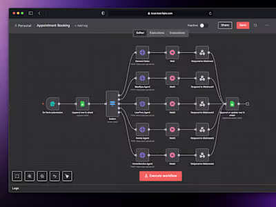 AI-Powered Appointment Booking System Development