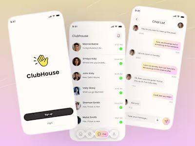 Minimal Messaging App Design