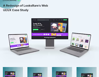 Redesign of Looksrare NFT marketplace :: Behance