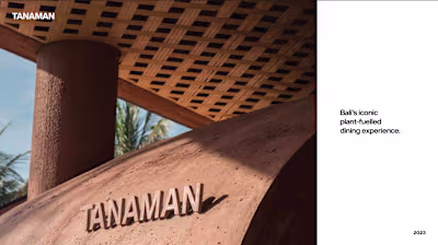 POTATO HEAD : RESTAURANT AND ROOFTOP BAR DESIGN SUPPORT